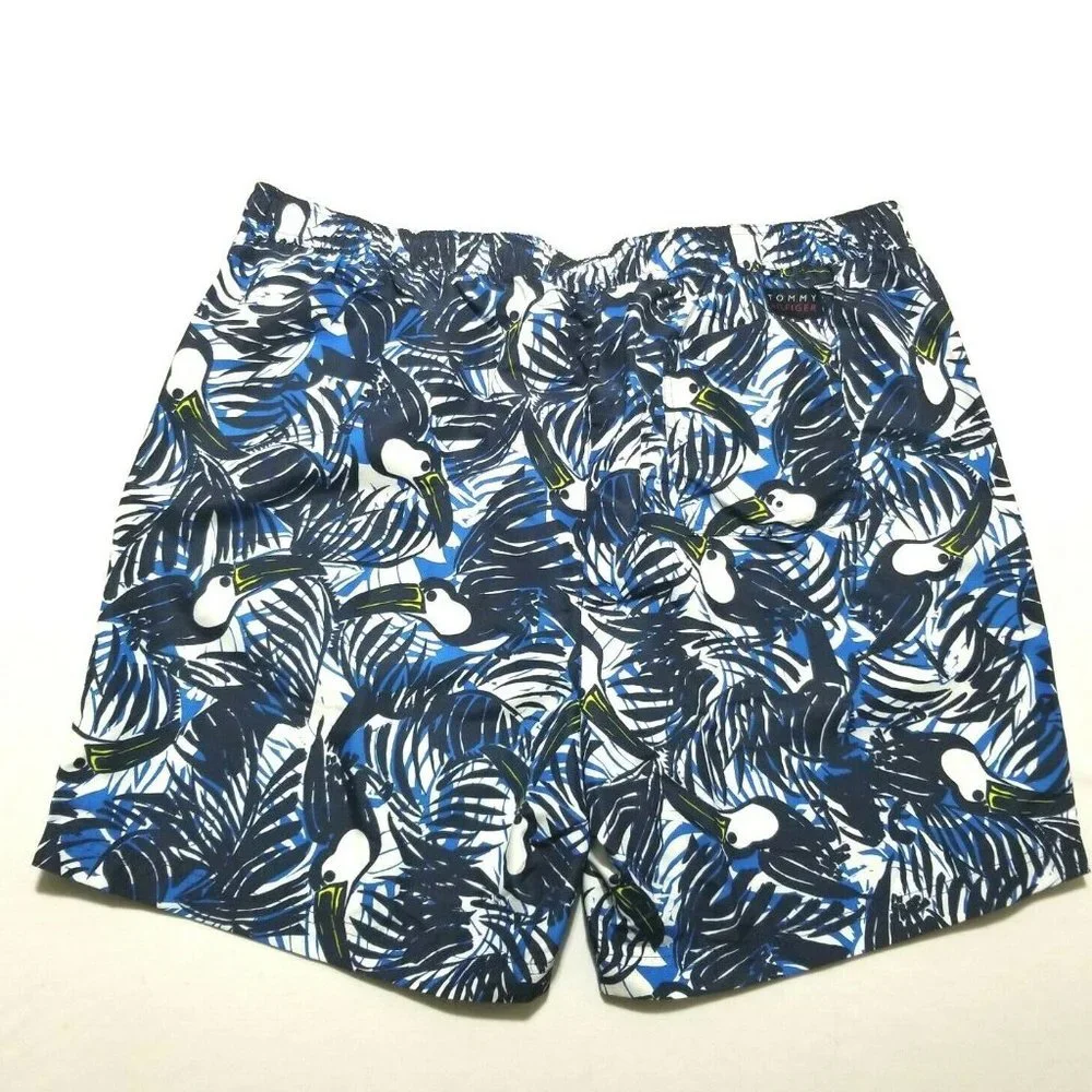 Tommy Hilfiger Traveler Swim Beach Bathing Suit Trunks‎ Shorts Mesh Lined